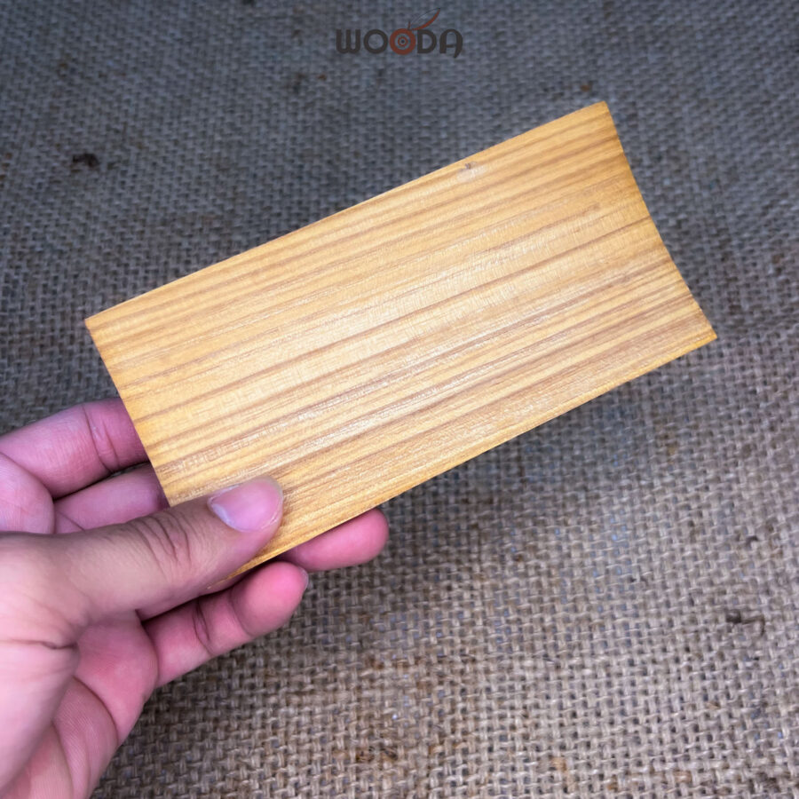 Khay gỗ cong đựng trà - decor - Hình ảnh 5