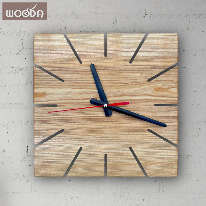 Đồng hồ treo tường W5010 gỗ tự nhiên Handmade chất lượng cao hình ...